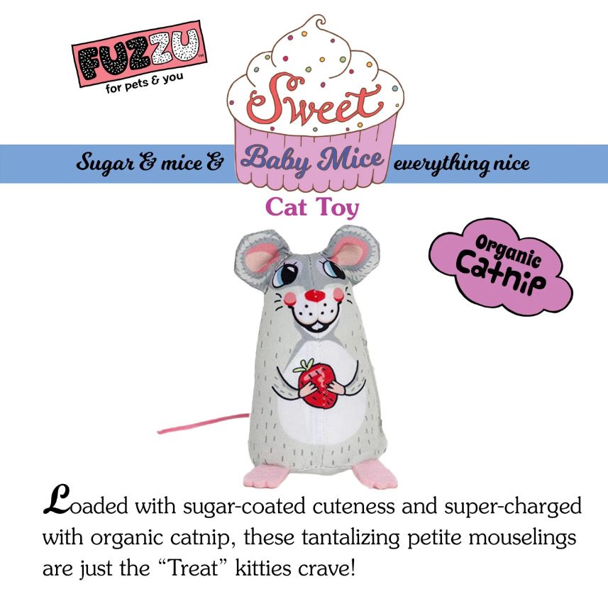 Sweet Baby Mouse - Catnip Toy - Fuzzu