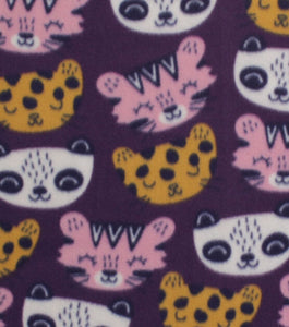 Zoo Animals Purple - Catnip Mat